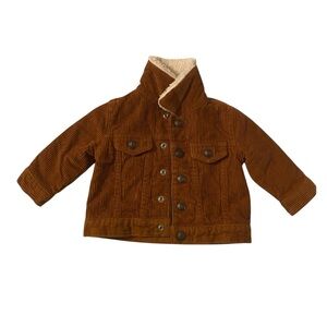 Brown Corduroy Kids Jacket